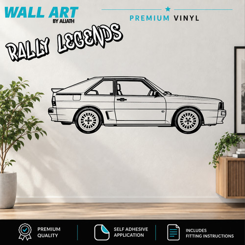 Adesivo audi sport quattro - adesivo,