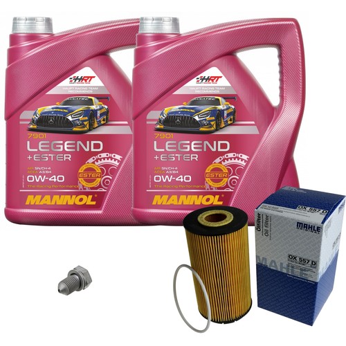 Filtro olio mahle mannol - olio, 8