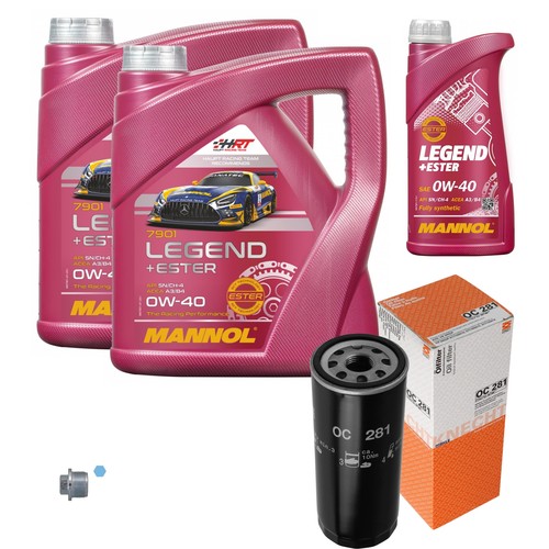 Filtro olio mahle mannol - olio, l